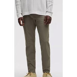 Lululemon ABC Slim Fit Trouser 30x28 Olive Green Pants $138 Retail Mens